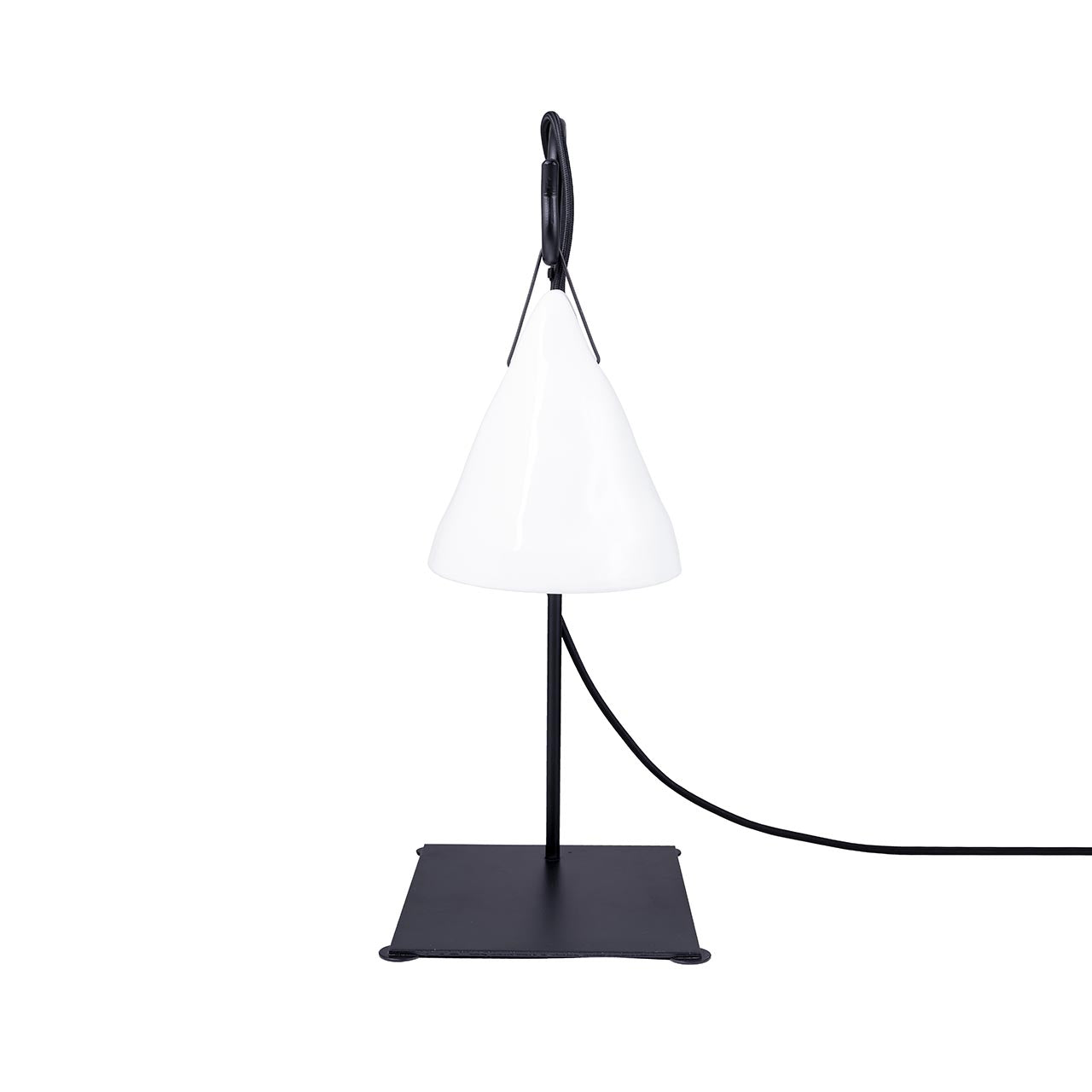 Lámpara Ruca Base Fierro Velador (50cms de alto)