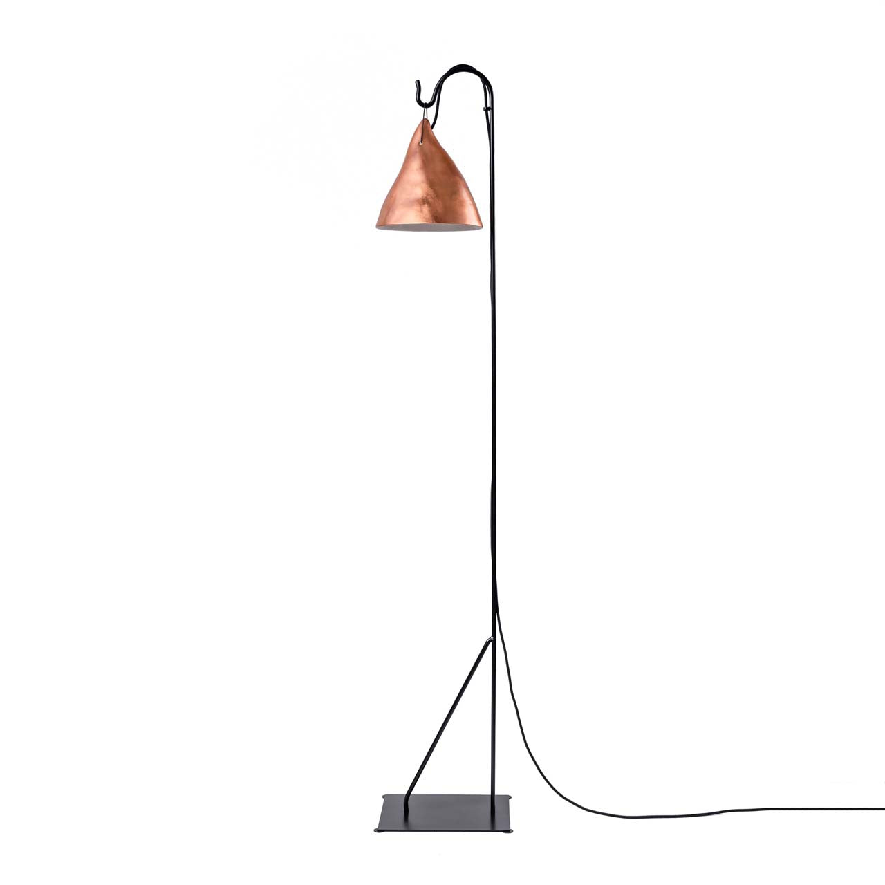 Lámpara Ruca Base Fierro Pie (160cms de alto)