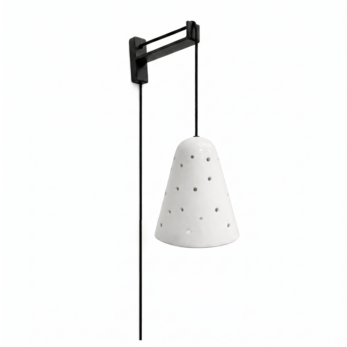 Lámpara Campanilla Escuadra de Fierro