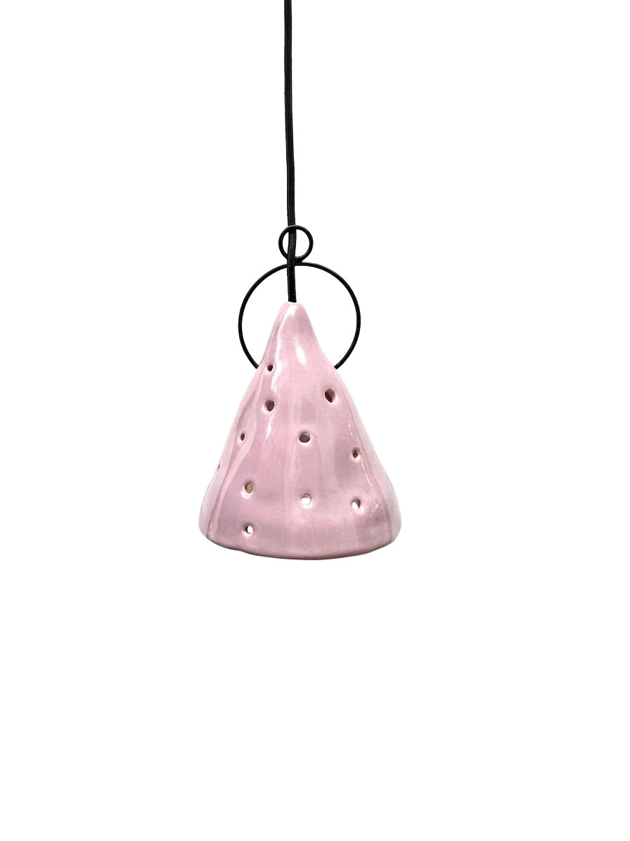 Lámpara Candil Colgante Rosa
