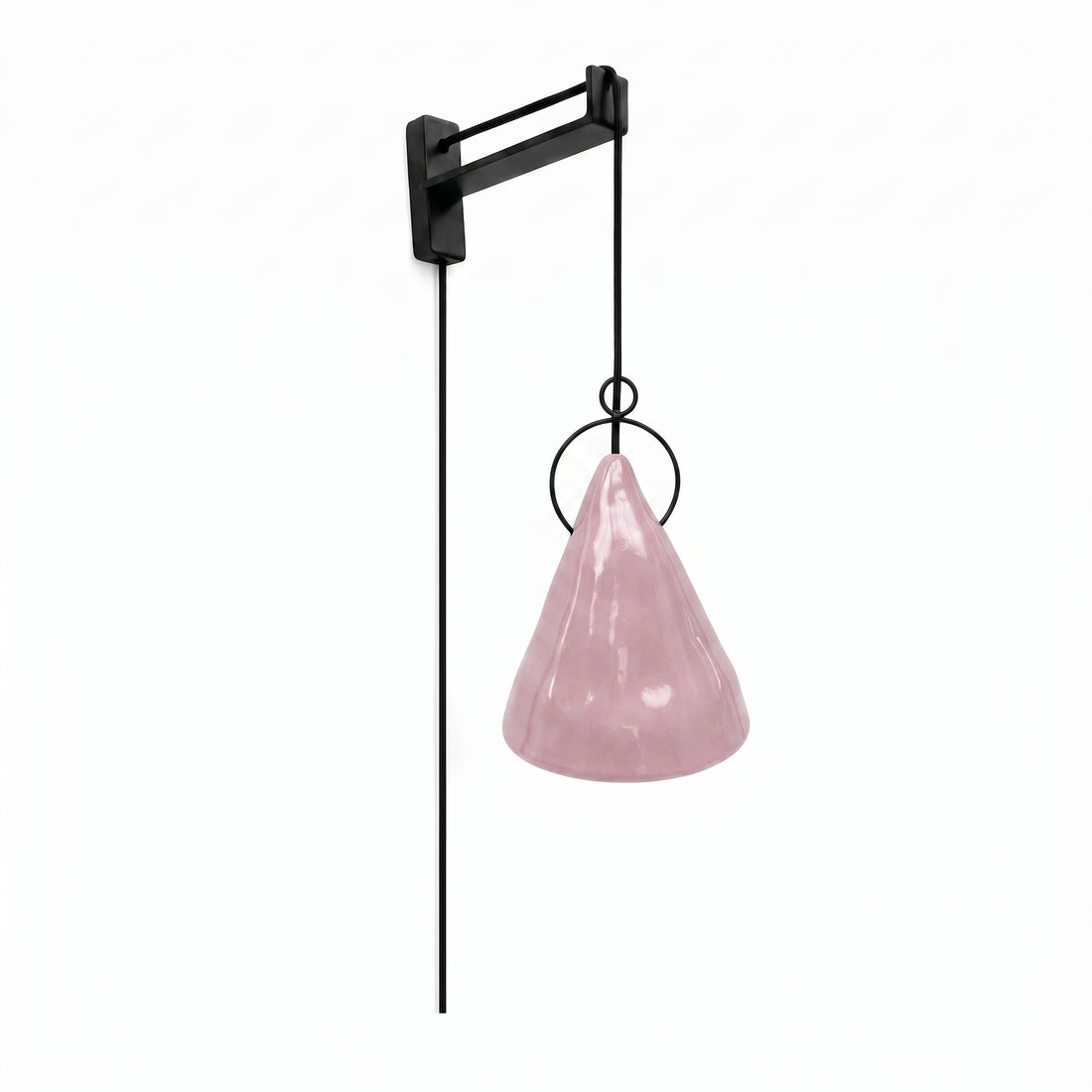 Lámpara Ruca Rosa Escuadra de Fierro